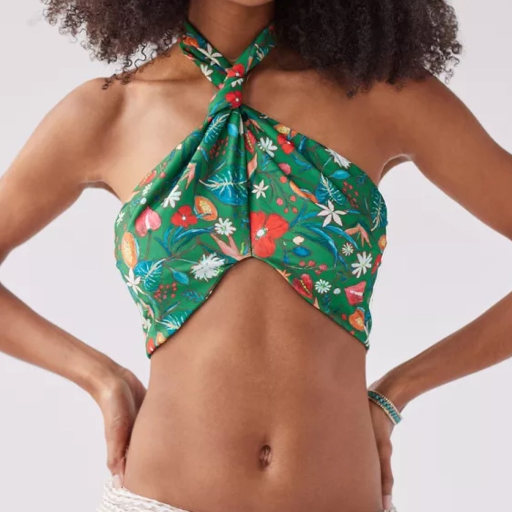 Out From Under Green Halter
